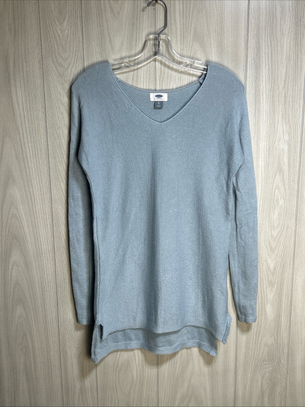 Old Navy Blue V-Neck Long Sleeve Sweater Size XS